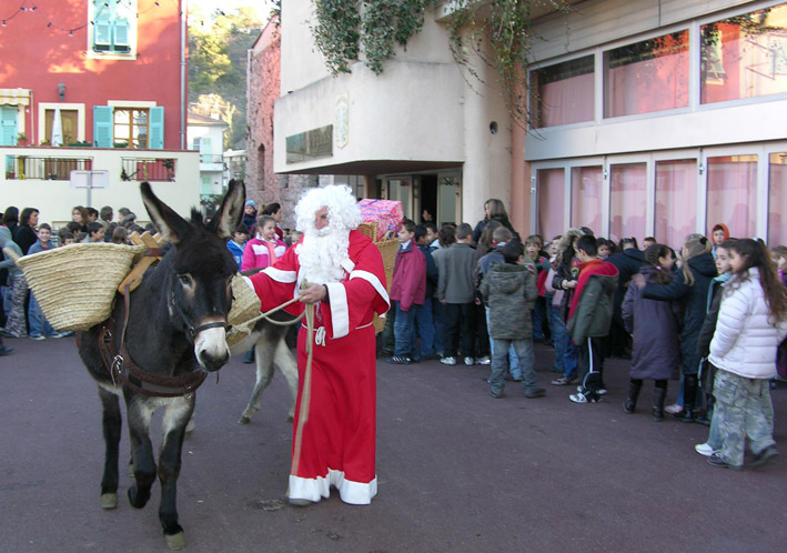 Anes et père Noël