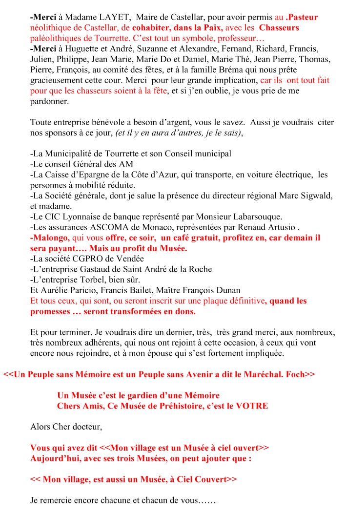 Discours Louis Tordo