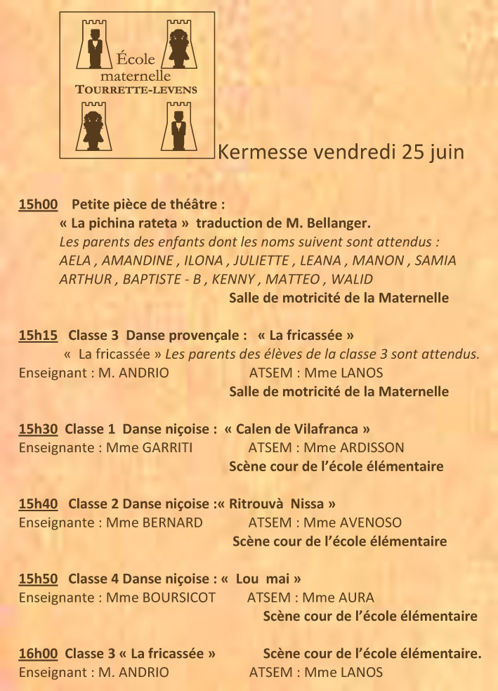 Kermesse Maternelle