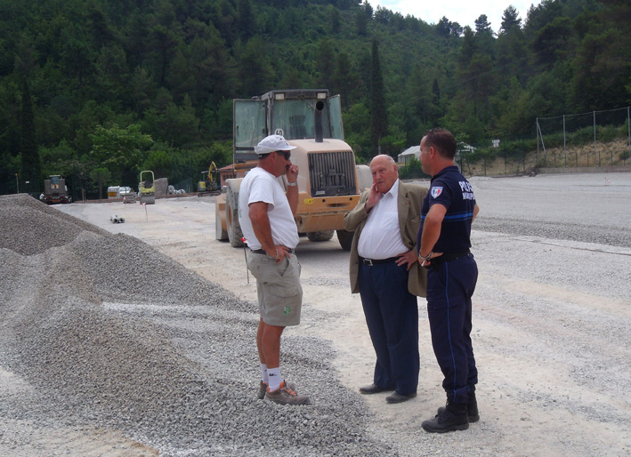 Stade, travaux