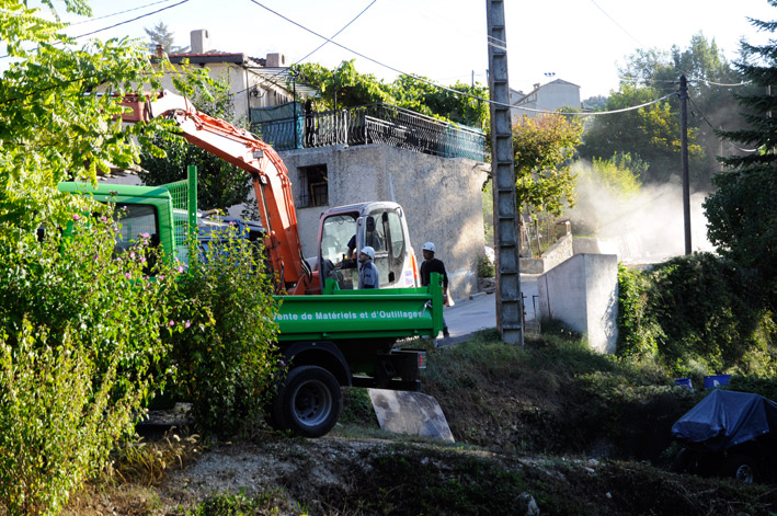 Travaux à la Gabre