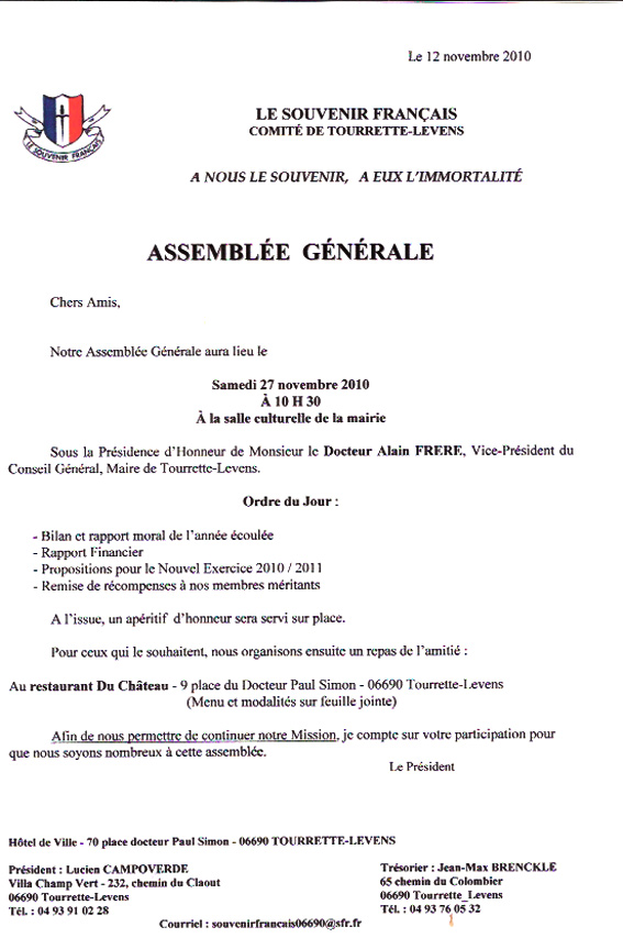 Souvenir français