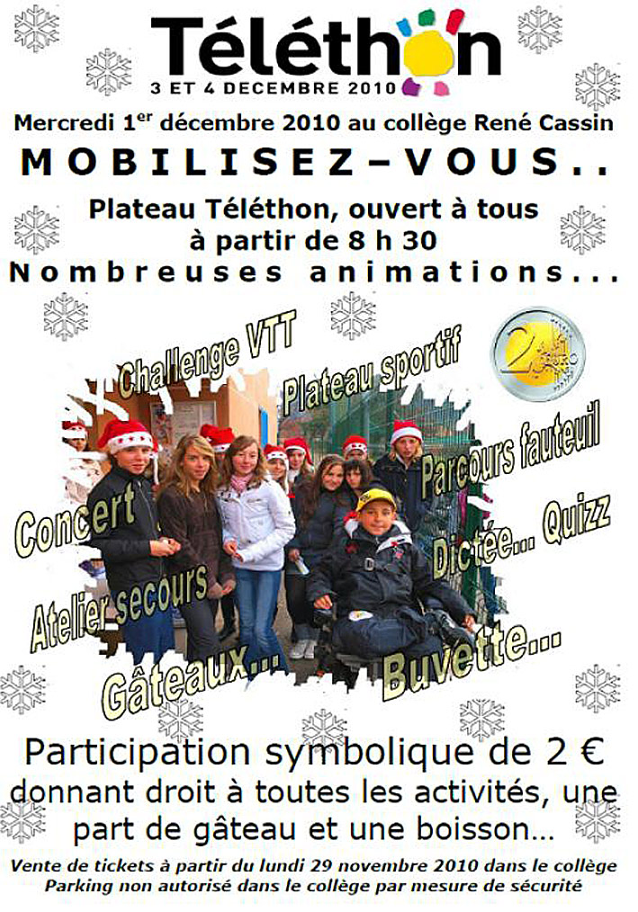 Collège et téléthon