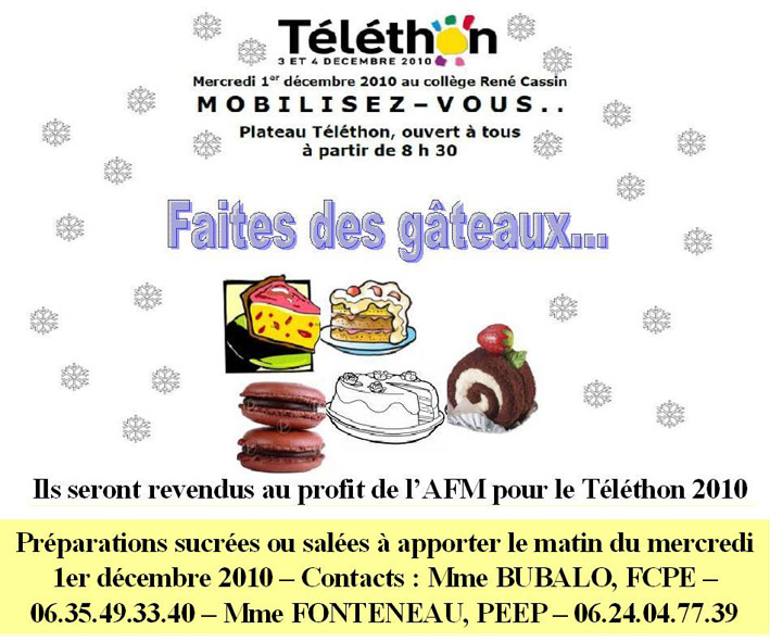 Collège et téléthon