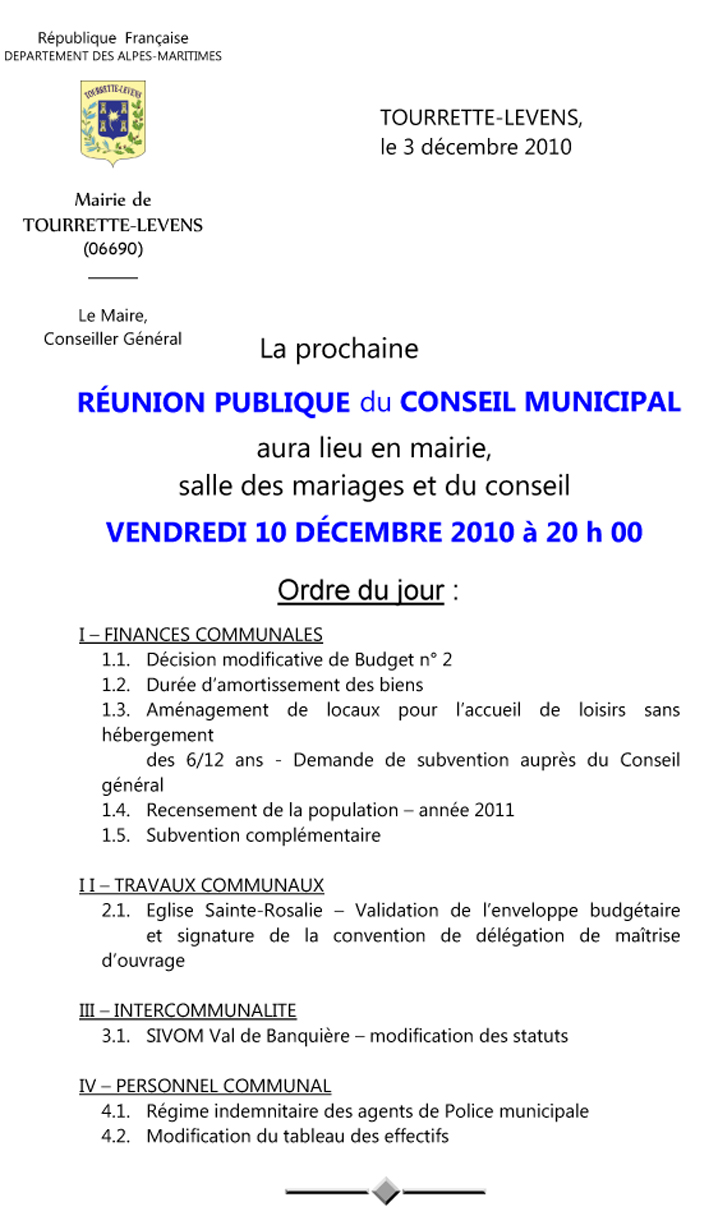 conseil municipal