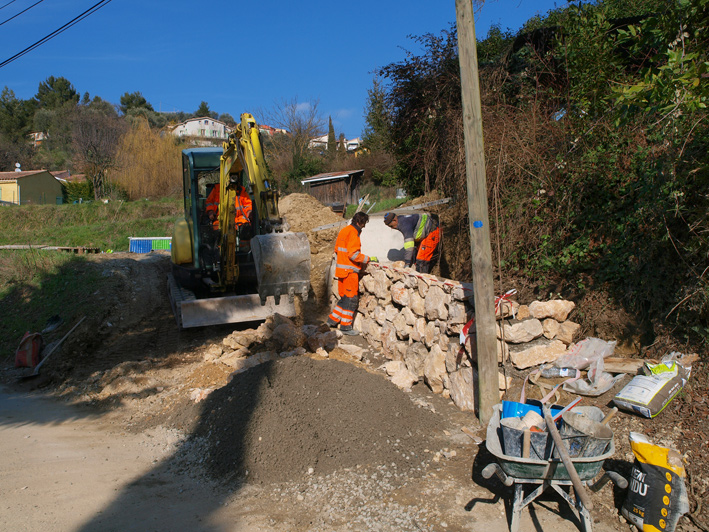 Travaux à la Moutta