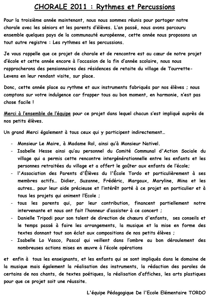 Discours