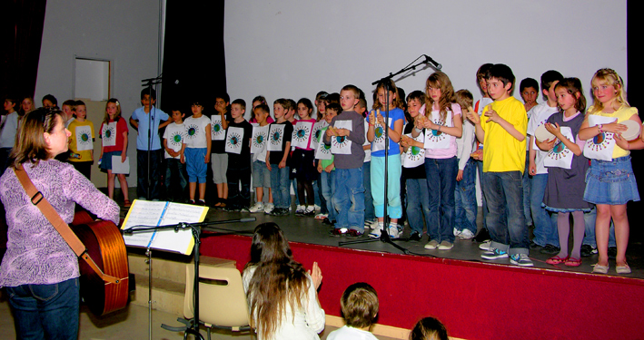 Les enfants chantent