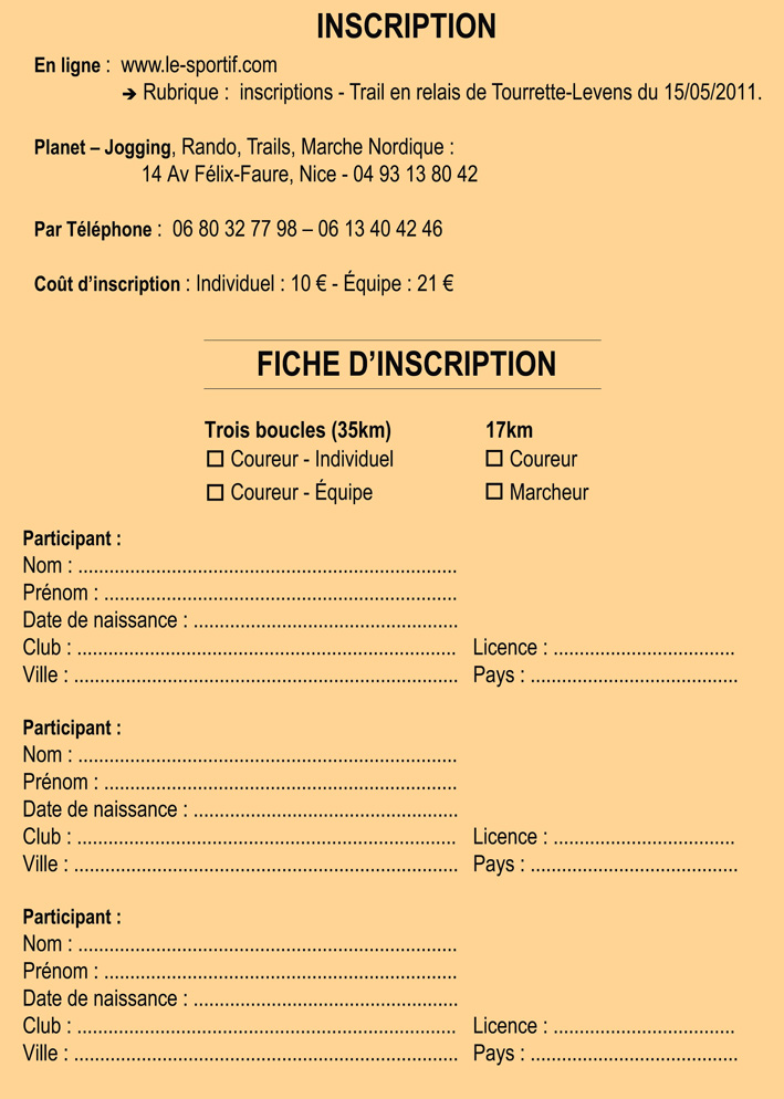 Trail du 15 mai 2011