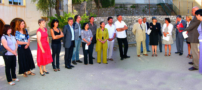 Visite de la rectrice