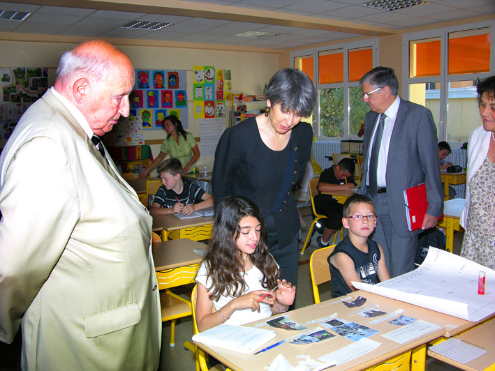 Visite de la rectrice