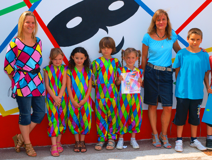 Arlequin à l'école primaire
