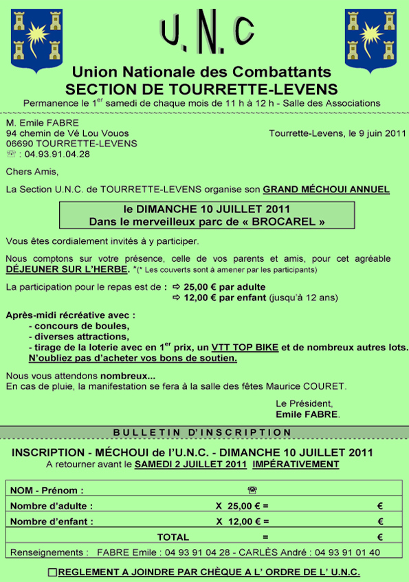 UNC méchoui