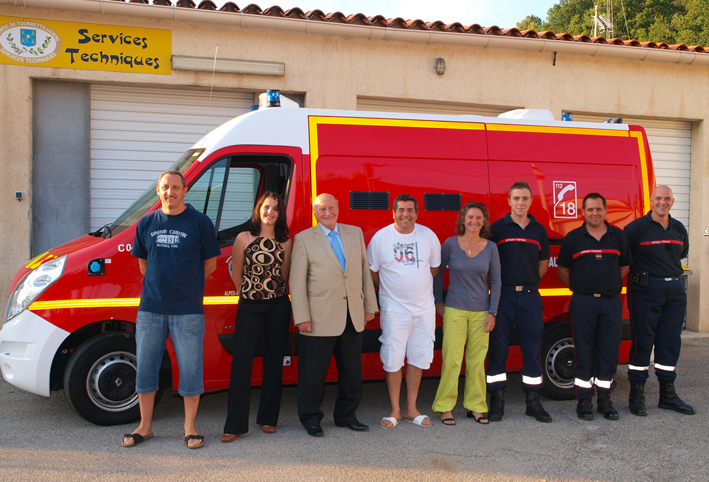 Pompiers et ambulance