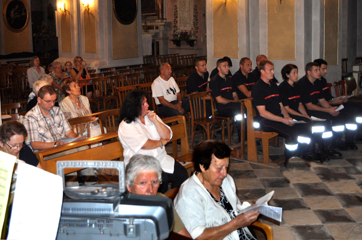 Messe pour les pompiers