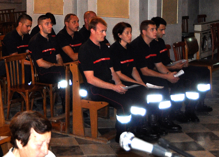Messe pour les pompiers