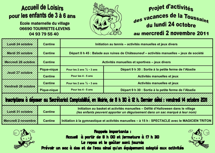 Programme 3 à 6 ans