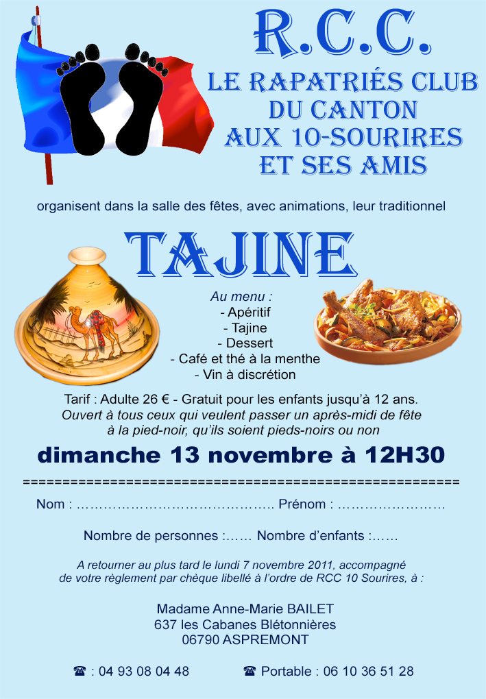 Affiche Tajine