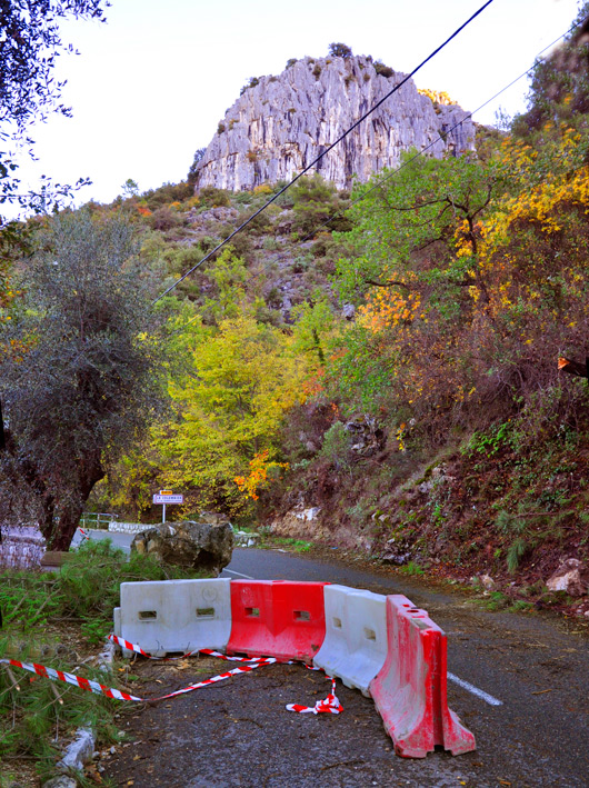 Chute de rocher