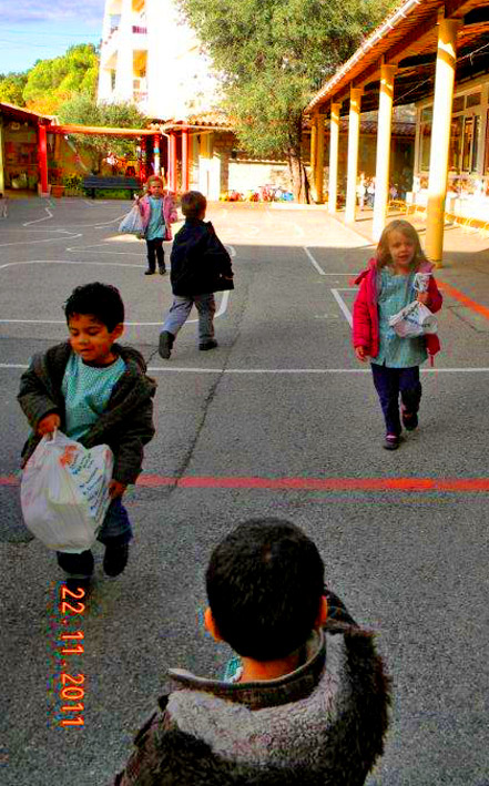 Maternelle et banque alimentaire