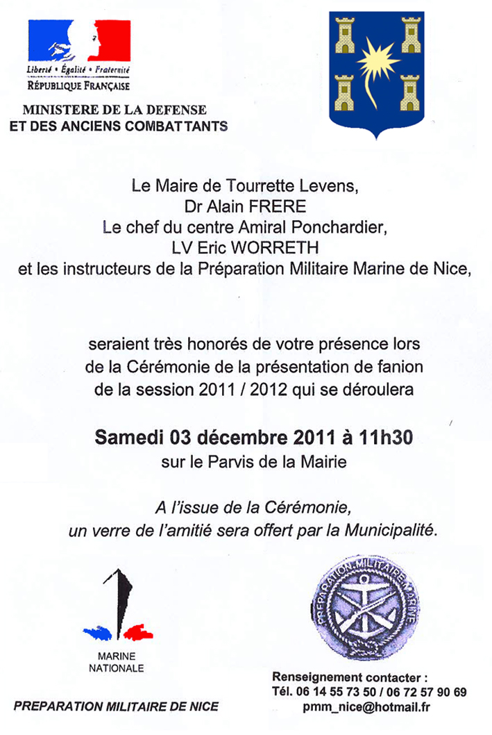 Remise du fanion