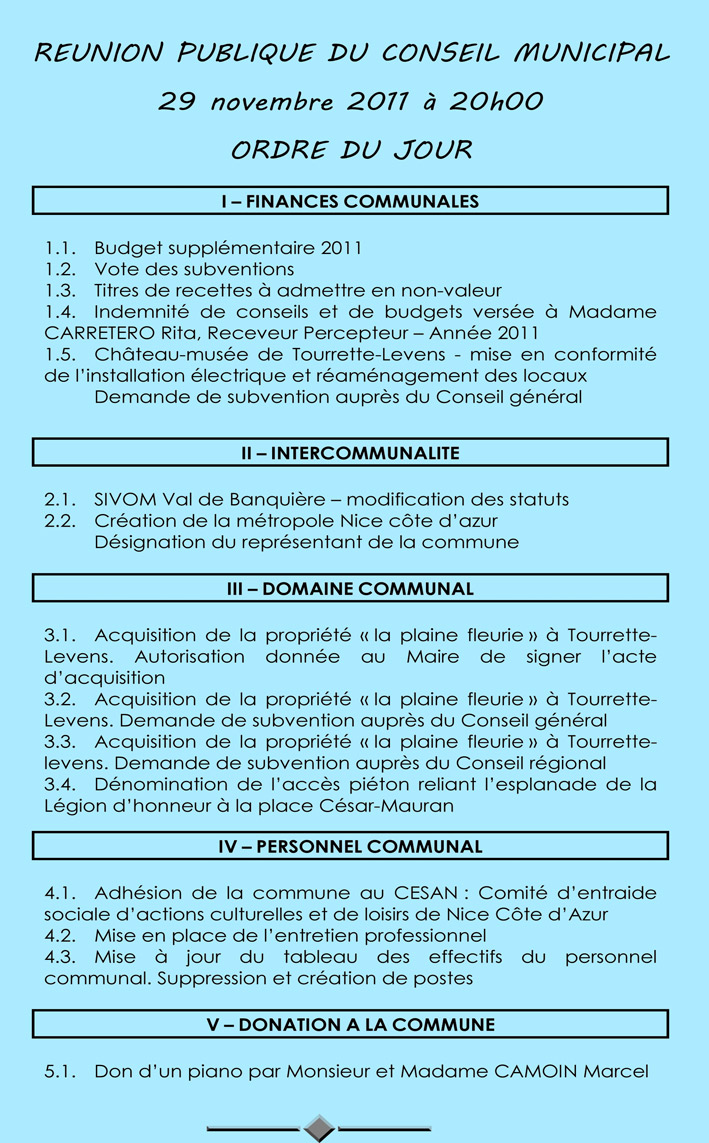 Conseil municipal
