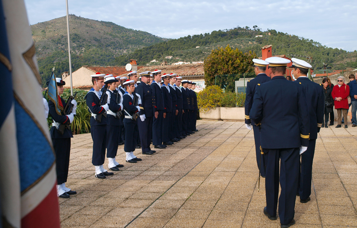 Le fanion de la préparation marine