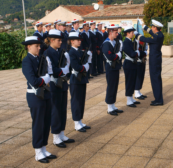 Le fanion de la préparation marine