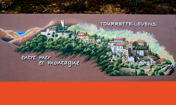 Fresque de Serge Megtert