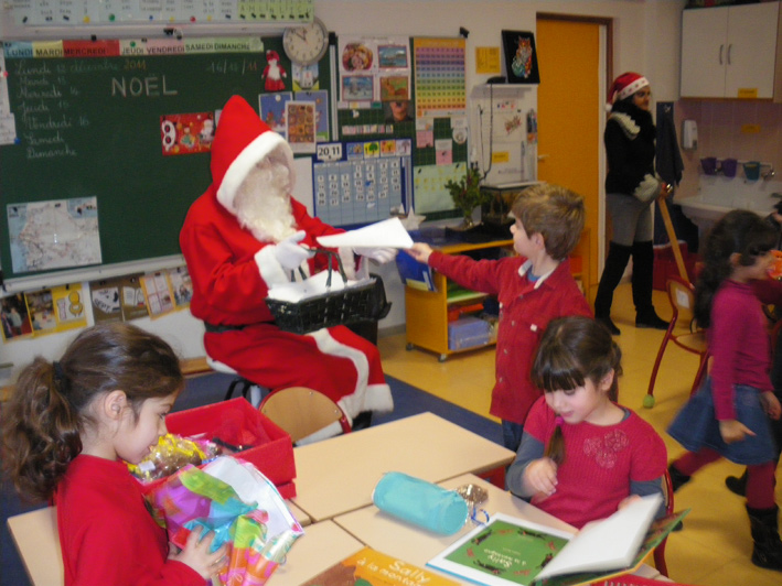 Père Noël à la maternelle
