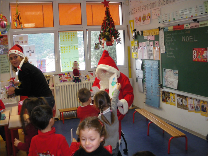 Père Noël à la maternelle