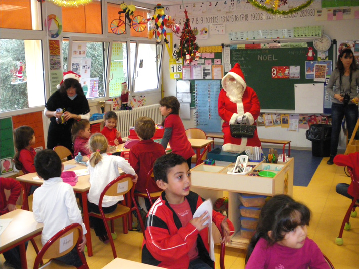 Père Noël à la maternelle