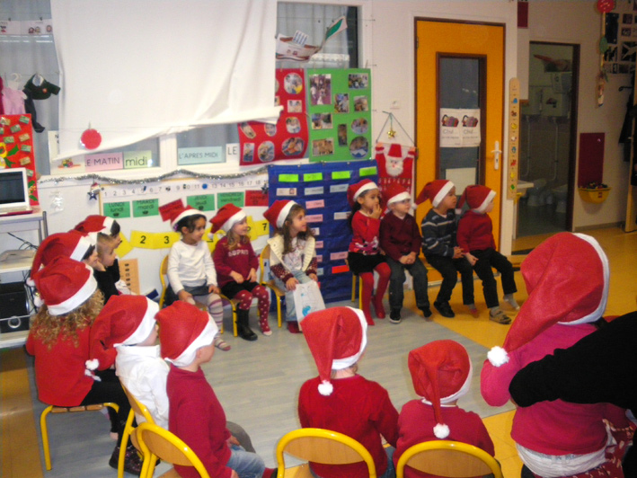 Père Noël à la maternelle