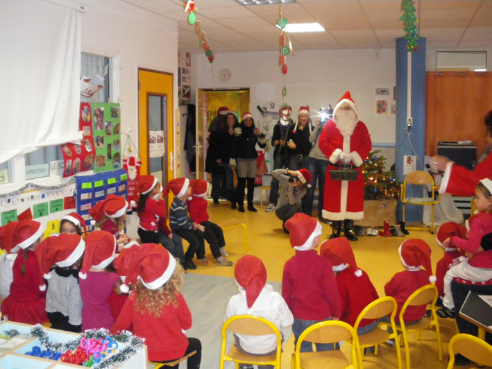 Père Noël à la maternelle