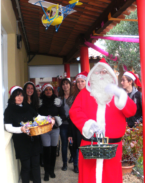 Père Noël à la maternelle