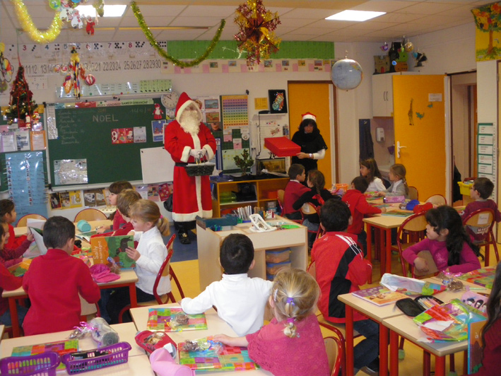 Père Noël à la maternelle