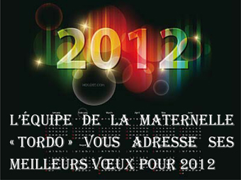 Voeux 2012  Maternelle