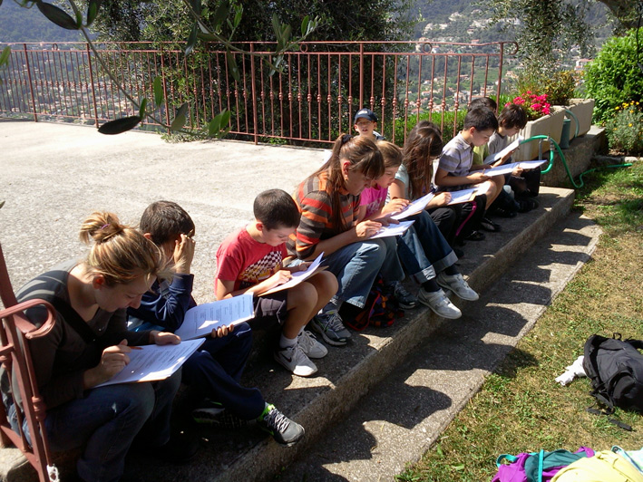 Enfants au château