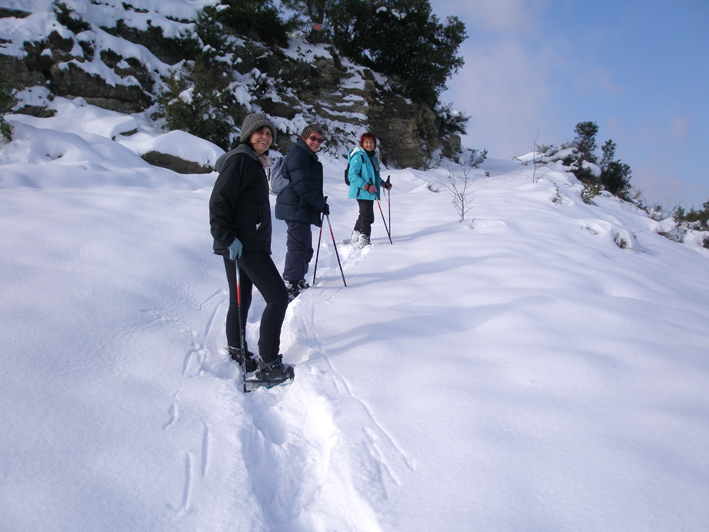 Marche nordique en raquettes