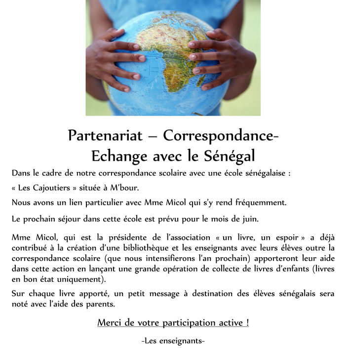 Maternelle au Sénégal