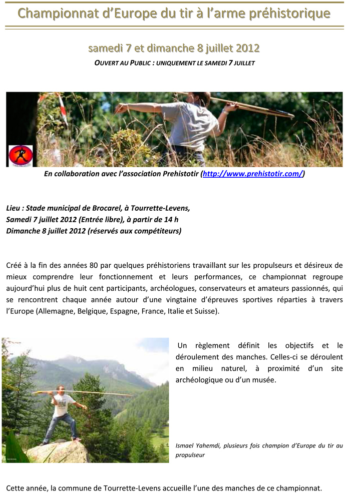Journée de la préhistoire