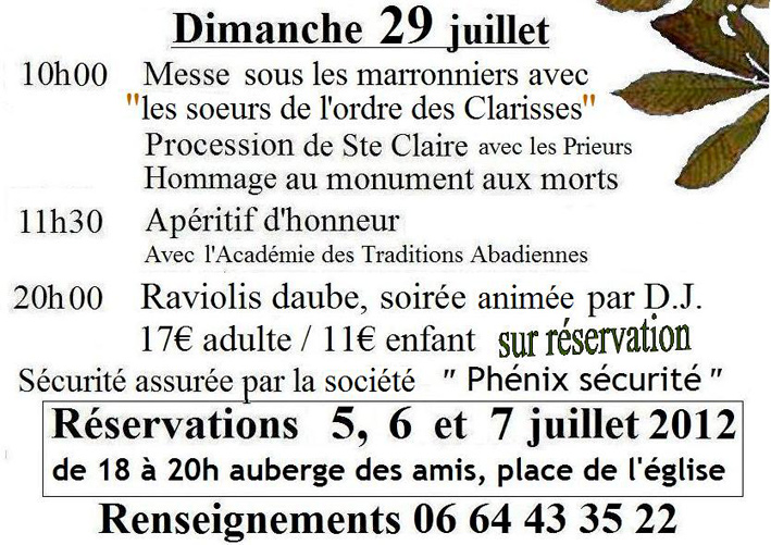 Festin de l'Abadie