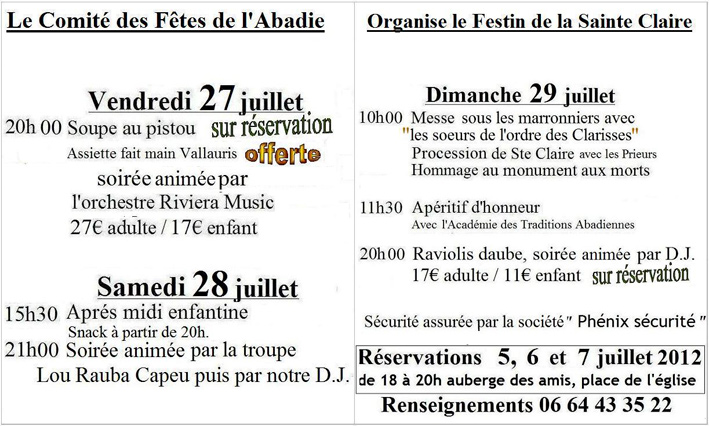 Festin de l'Abadie