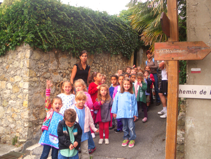 Sortie automnale de la maternelle