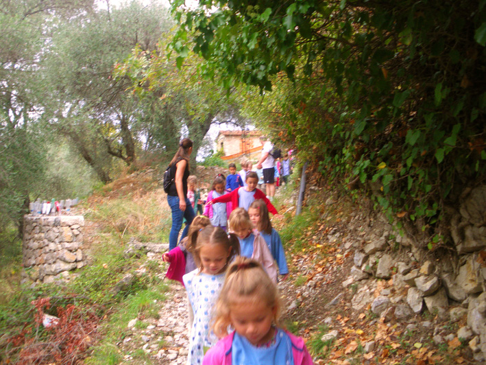 Sortie automnale de la maternelle