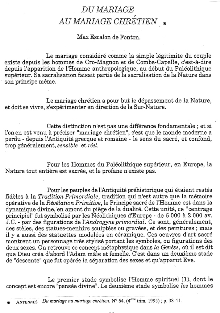 Mariage chrétien