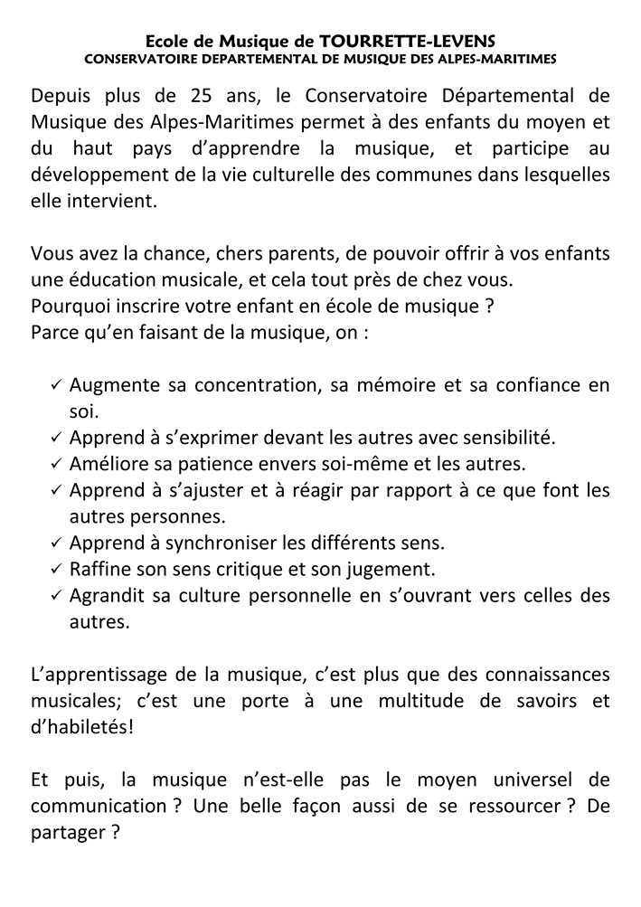 Ecole de musique