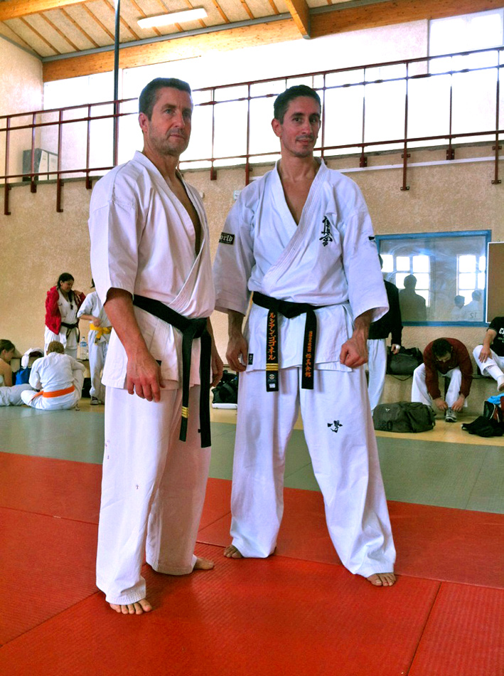 Karaté en stage