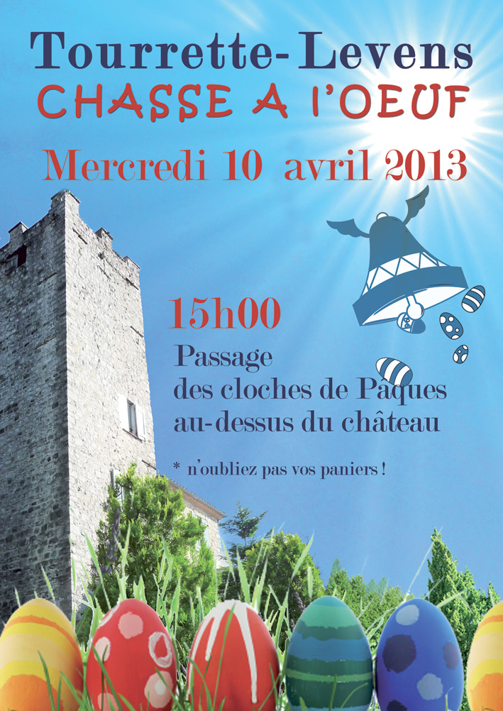 Lâcher d'oeufs de Pâques