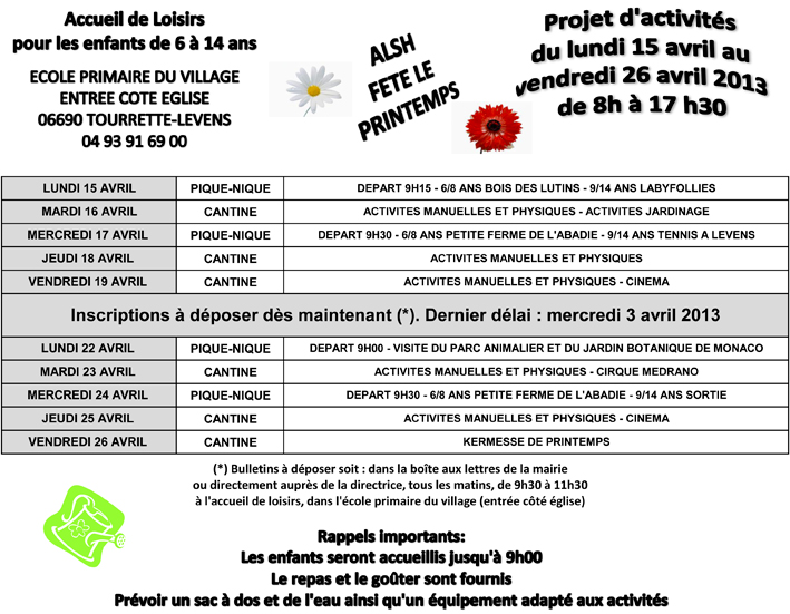 Programme 6 à 14 ans